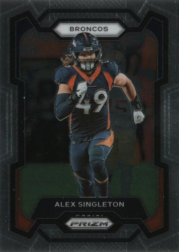 #84 Alex Singleton - Denver Broncos - 2023 Panini Prizm Football