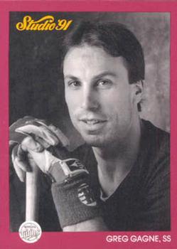 #84 Greg Gagne - Minnesota Twins - 1991 Studio Baseball