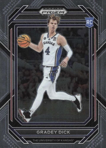 #84 Gradey Dick - Kansas Jayhawks - 2023 Panini Prizm Draft Picks Basketball