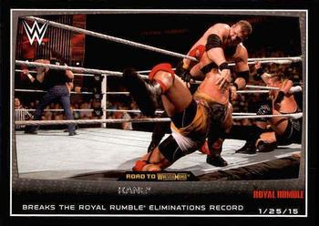 #84 Kane - 2015 Topps WWE Road to Wrestlemania Wrestling