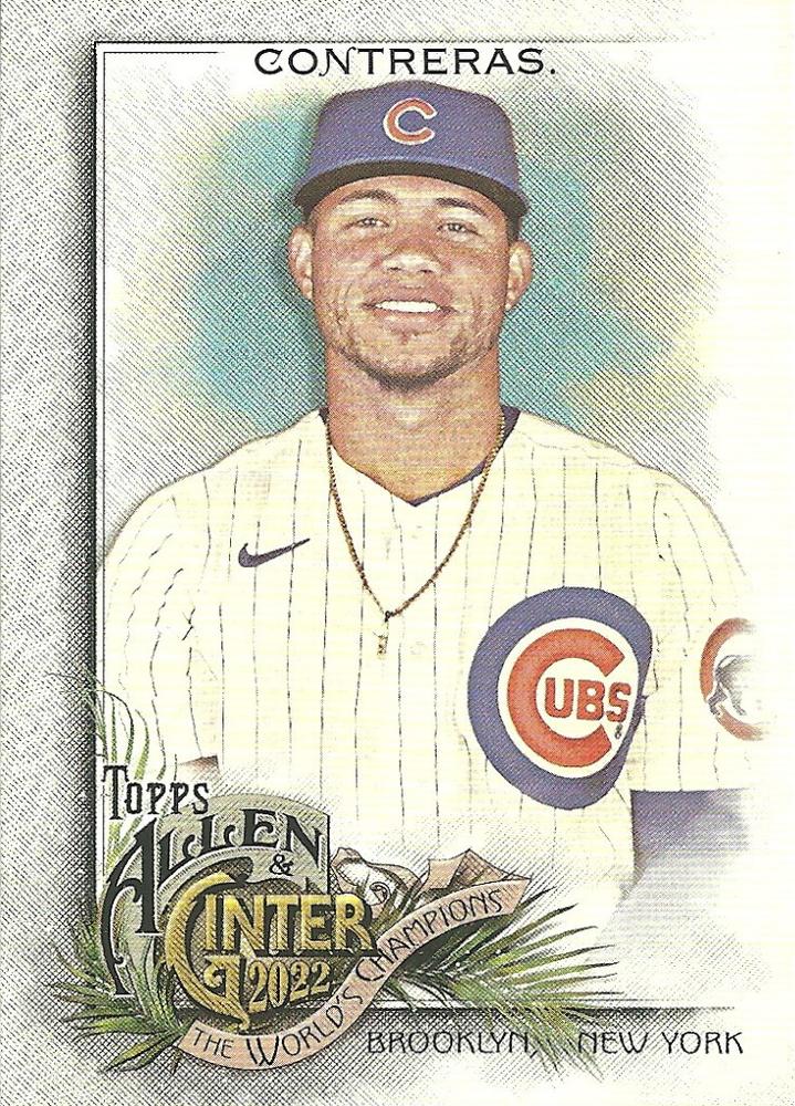 #84 Willson Contreras - Chicago Cubs - 2022 Topps Allen & Ginter Baseball