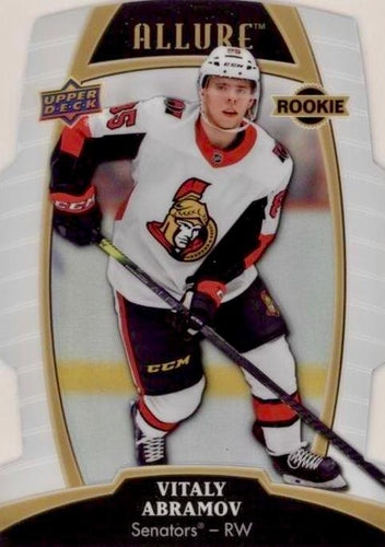 #84 Vitaly Abramov - Ottawa Senators - 2019-20 Upper Deck Allure - White Rainbow Hockey