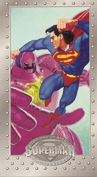 #84 Final Conflict? - 1994 SkyBox Superman Man of Steel Platinum Series