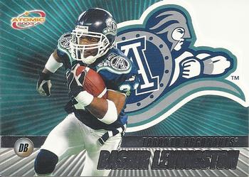 #84 Bashir Levingston - Toronto Argonauts - 2003 Pacific Atomic CFL Football