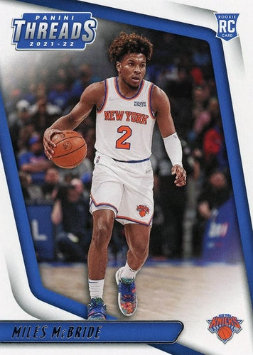 #84 Miles McBride - New York Knicks - 2021-22 Panini Chronicles Basketball