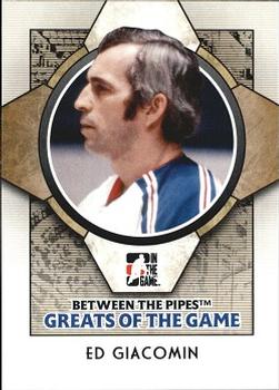 #84 Ed Giacomin - New York Rangers - 2008-09 In The Game Between The Pipes Hockey