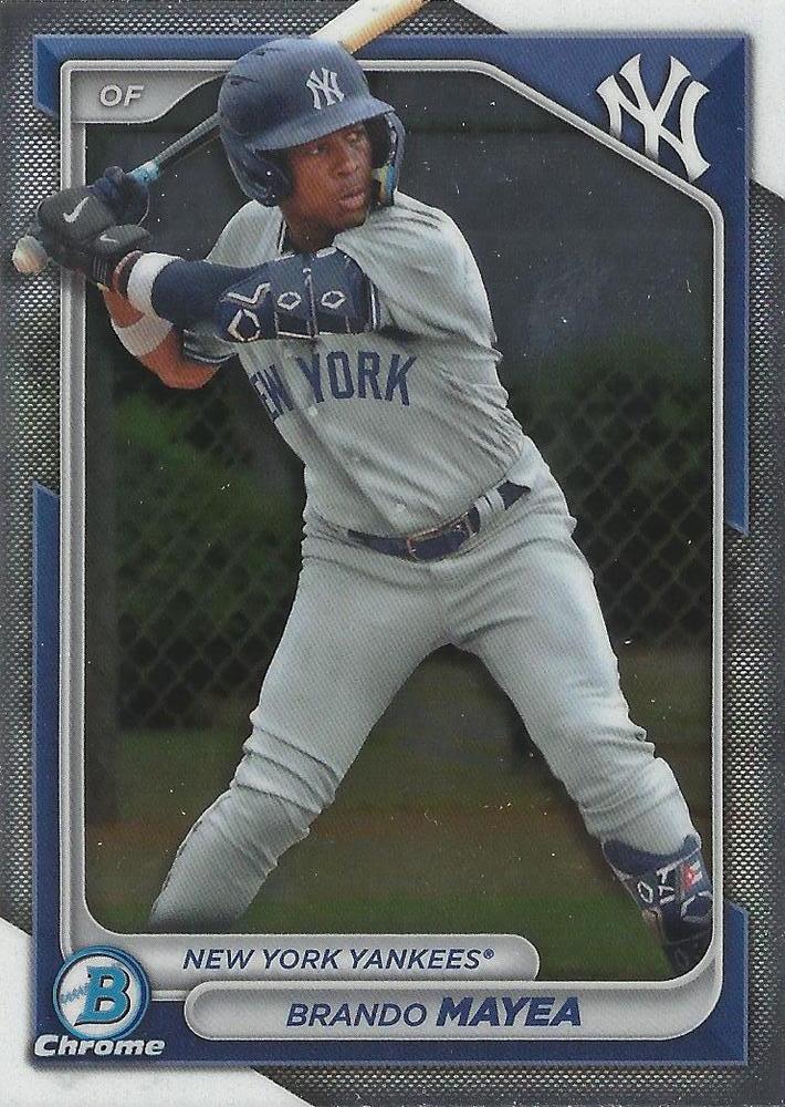 #BCP-84 Brando Mayea - New York Yankees - 2024 Bowman - Chrome Prospects Baseball