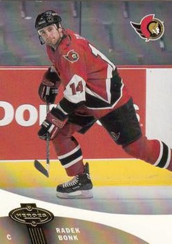 #84 Radek Bonk - Ottawa Senators - 2000-01 Upper Deck Heroes Hockey