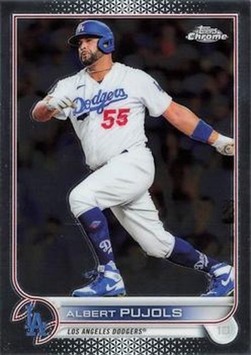 #84 Albert Pujols - Los Angeles Dodgers - 2022 Topps Chrome Baseball