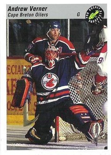 #84 Andrew Verner - Cape Breton Oilers - 1993 Classic Pro Prospects Hockey