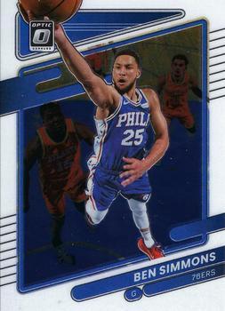 #84 Ben Simmons - Philadelphia 76ers - 2021-22 Donruss Optic Basketball