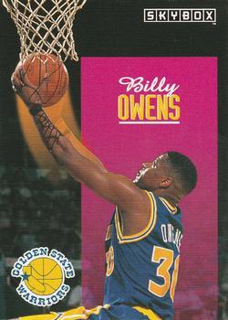 #84 Billy Owens - Golden State Warriors - 1992-93 SkyBox Basketball