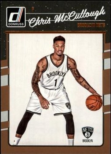 #84 Chris McCullough - Brooklyn Nets - 2016-17 Donruss Basketball