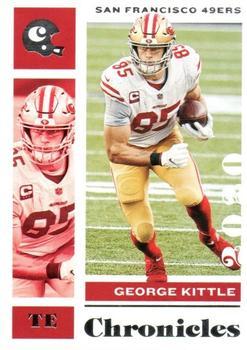 #84 George Kittle - San Francisco 49ers - 2020 Panini Chronicles Football