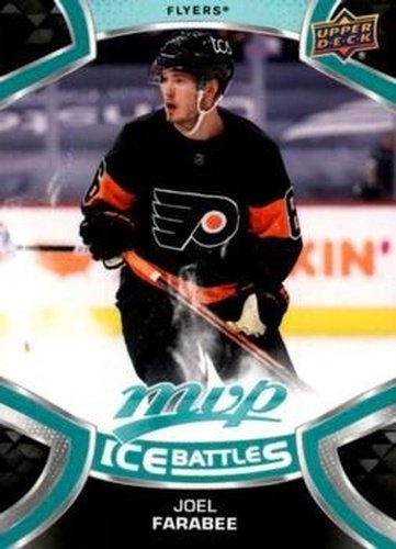 #84 Joel Farabee - Philadelphia Flyers - 2021-22 Upper Deck MVP - Ice Battles Hockey