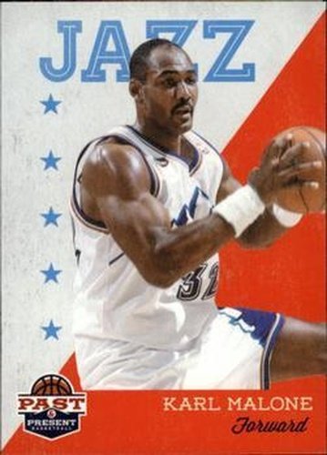 #84 Karl Malone - Utah Jazz - 2011-12 Panini Past & Present Basketball