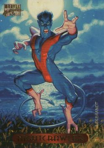 #84 Nightcrawler - 1994 Fleer Marvel Masterpieces Hildebrandt Brothers