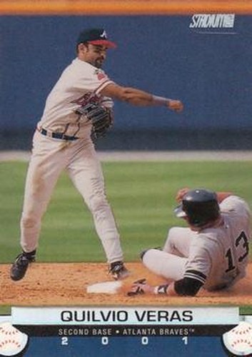 #84 Quilvio Veras - Atlanta Braves - 2001 Stadium Club Baseball