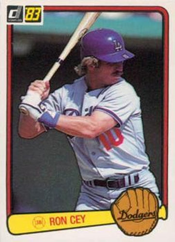 #84 Ron Cey - Los Angeles Dodgers - 1983 Donruss Baseball
