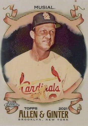 #84 Stan Musial - St. Louis Cardinals - 2021 Topps Allen & Ginter Chrome Baseball