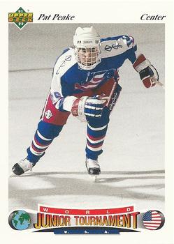 #84 Pat Peake - USA - 1991-92 Upper Deck Czech World Juniors Hockey