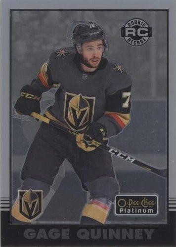 #R-84 Gage Quinney - Vegas Golden Knights - 2020-21 O-Pee-Chee Platinum - Retro Hockey