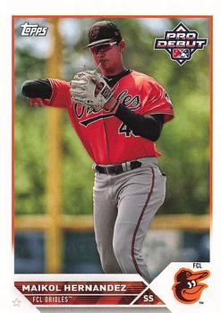 #PD-84 Maikol Hernandez - FCL Orioles - 2023 Topps Pro Debut Baseball