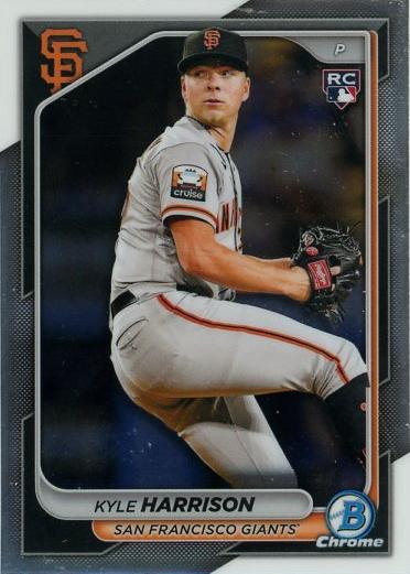 #84 Kyle Harrison - San Francisco Giants - 2024 Bowman Chrome Baseball