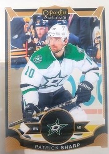 #84 Patrick Sharp - Dallas Stars - 2015-16 O-Pee-Chee Platinum Hockey