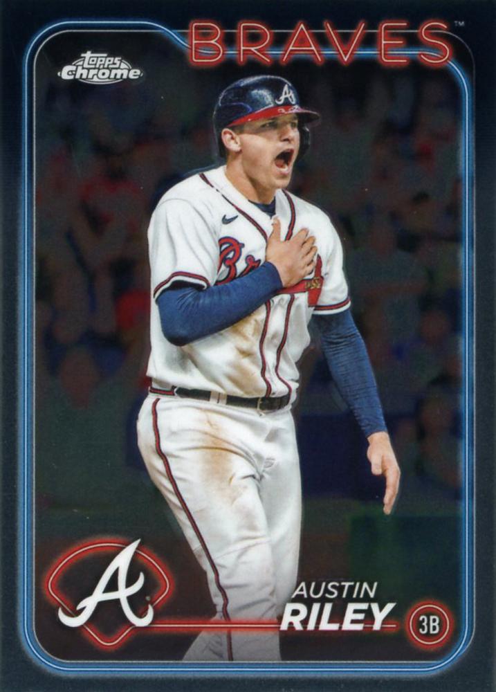 #84 Austin Riley - Atlanta Braves - 2024 Topps Chrome Baseball