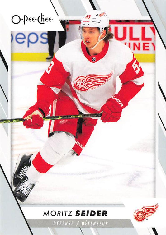 #84 Moritz Seider - Detroit Red Wings - 2023-24 O-Pee-Chee Hockey