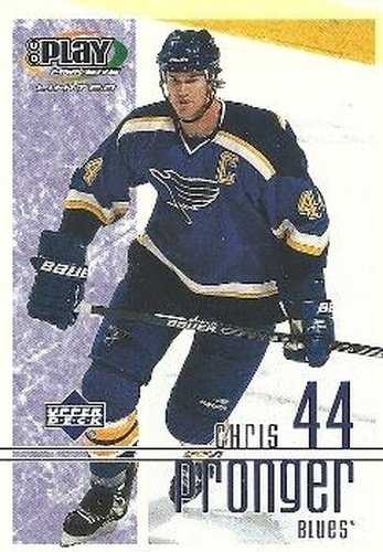 #84 Chris Pronger - St. Louis Blues - 2001-02 Upper Deck Playmakers Hockey