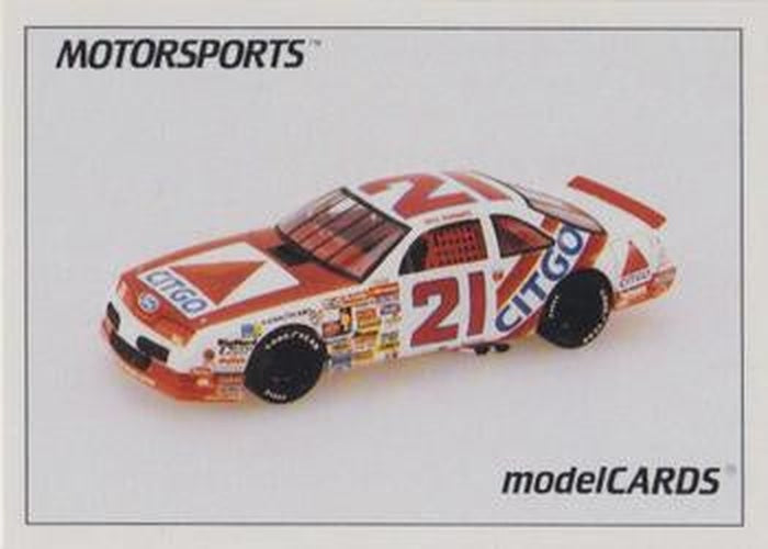 #84 Dale Jarrett - Wood Brothers Racing -1991 Motorsports Modelcards Racing