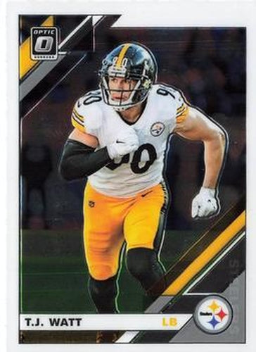 #84 T.J. Watt - Pittsburgh Steelers - 2019 Donruss Optic Football