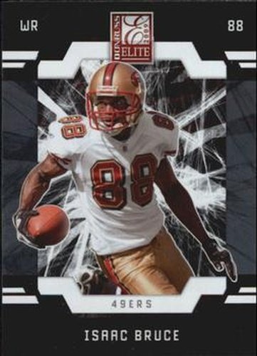 #84 Isaac Bruce - San Francisco 49ers - 2009 Donruss Elite Football
