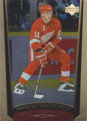 #84 Mathieu Dandenault - Detroit Red Wings - 1998-99 Upper Deck Gold Reserve Hockey