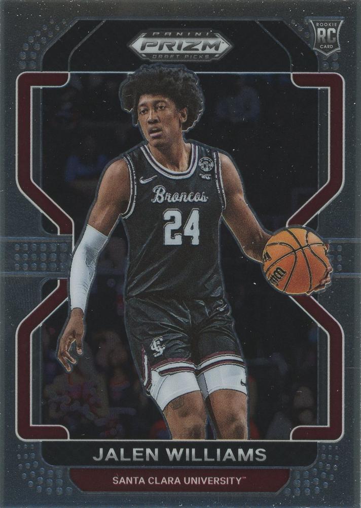 #84 Jalen Williams - Santa Clara Broncos - 2022 Panini Prizm Draft Picks Basketball