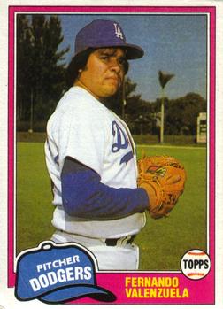 #850 Fernando Valenzuela - Los Angeles Dodgers - 1981 Topps Baseball