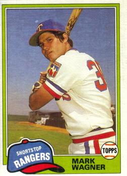 #852 Mark Wagner - Texas Rangers - 1981 Topps Baseball