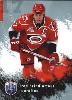 #36 Rod Brind'Amour - Carolina Hurricanes - 2007-08 Upper Deck Be a Player Hockey