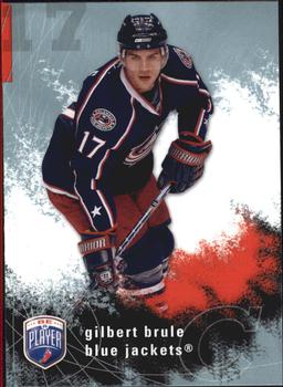 #56 Gilbert Brule - Columbus Blue Jackets - 2007-08 Upper Deck Be a Player Hockey