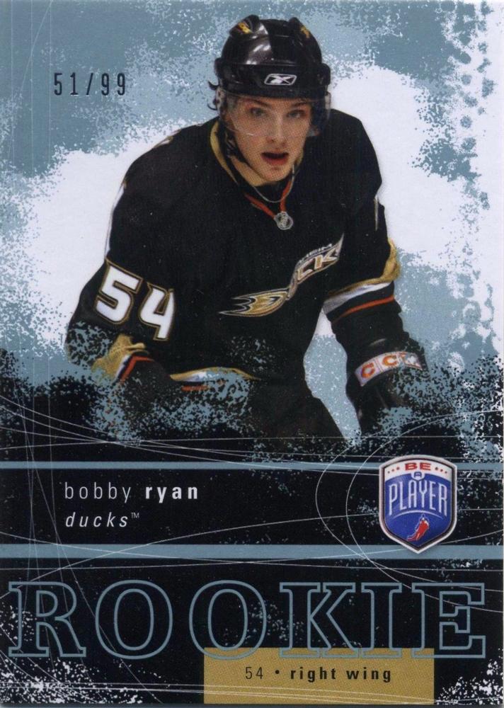 #201 Bobby Ryan - Anaheim Ducks - 2007-08 Upper Deck Be a Player Hockey