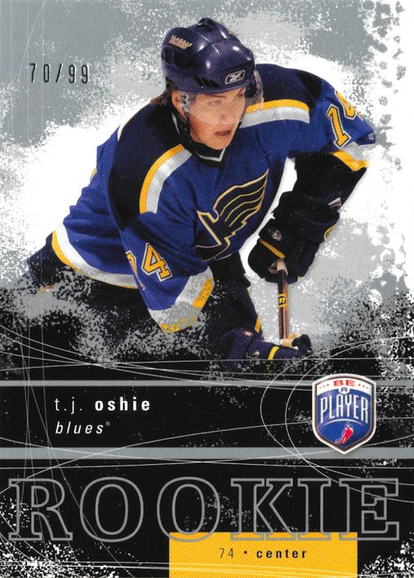 #RR-321 T.J. Oshie - St. Louis Blues - 2007-08 Upper Deck Be a Player Hockey