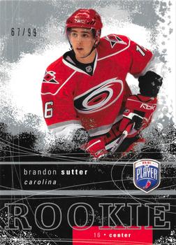 #RR-323 Brandon Sutter - Carolina Hurricanes - 2007-08 Upper Deck Be a Player Hockey