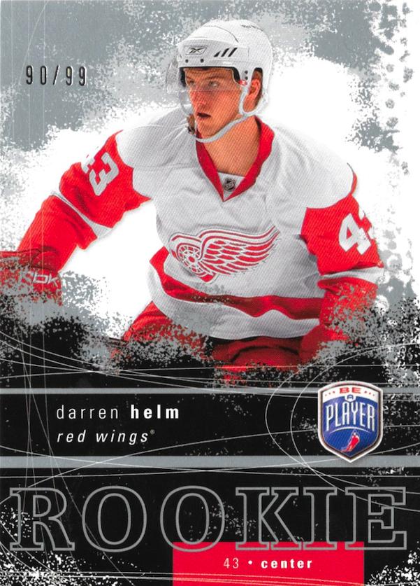 #RR-345 Darren Helm - Detroit Red Wings - 2007-08 Upper Deck Be a Player Hockey