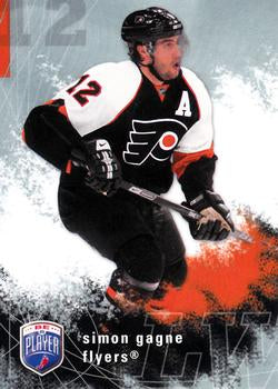 #144 Simon Gagne - Philadelphia Flyers - 2007-08 Upper Deck Be a Player Hockey