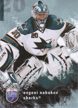 #163 Evgeni Nabokov - San Jose Sharks - 2007-08 Upper Deck Be a Player Hockey