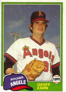 #856 Geoff Zahn - California Angels - 1981 Topps Baseball