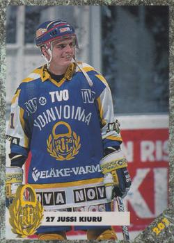 #201a Jussi Kiuru - Rauman Lukko - 1993-94 Leaf Sisu SM-Liiga (Finnish) Hockey
