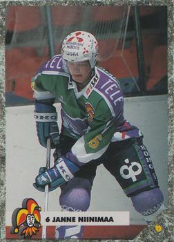 #6 Janne Niinimaa - Jokerit Helsinki - 1993-94 Leaf Sisu SM-Liiga (Finnish) Hockey